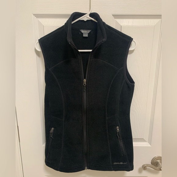 Eddie Bauer XS Black, Women’s Fleece Vest - Picture 1 of 3